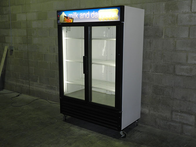 small glass door cooler